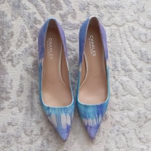 Charles By Charles David Watercolor Heel Sz 7.5